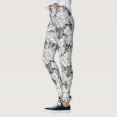 Honeybee Leggings Blume Kunst, Dichtung und Musik (Links)