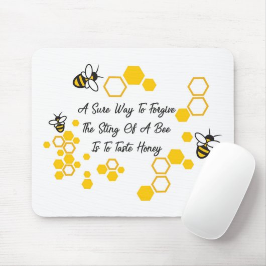Honeybee Mouse Pad Mousepad (Mit Mouse)
