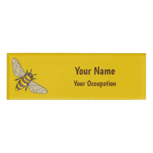 Honeybee Name Tag Namenschild