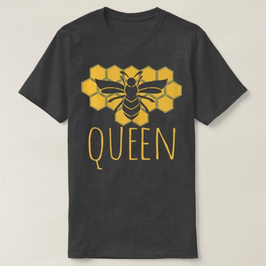 Honeybee Niedlich Bee Lover Queen T-Shirt (Design vorne)
