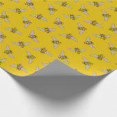 Honeybee Pattern Geschenkpapier (Ecke)