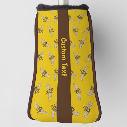Honeybee Pattern Golf Headcover (Rotieren 90)