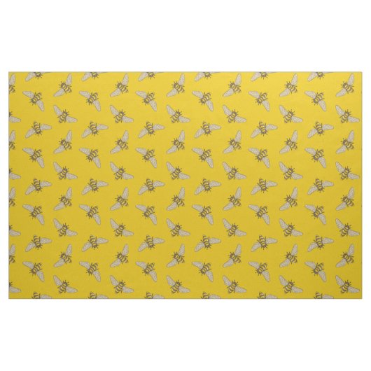 Honeybee Pattern Stoff (Fat Quarter (45,7 x 55,9 cm))