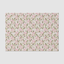 Honeybee Pink Floral Seidenpapier