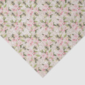 Honeybee Pink Floral Seidenpapier (Ausschnitt)
