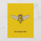 Honeybee Postcard Postkarte (Vorderseite)