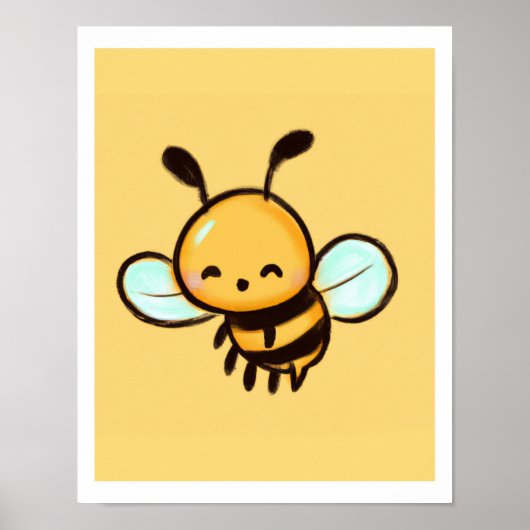 Honeybee Print for Classroom Kinderdekoration & Ki Poster (Vorne)
