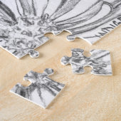 Honeybee Puzzle Personalisierte Blume Puzzle Art P (Seite)