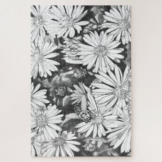 Honeybee Puzzle Personalisierte Blume Puzzle Art P (Vertikal)