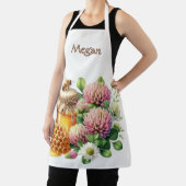 Honeybee Red Clover Ihr Name Schürze (InSitu)