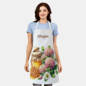 Honeybee Red Clover Ihr Name Schürze (Getragen)