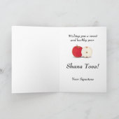 Honeybee Rosh HaShana Card Feiertagskarte (Innenseite)