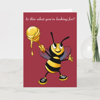 Honeybee Rosh HaShana Card Feiertagskarte