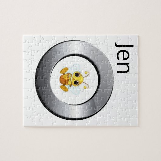 Honeybee Silver Jigsaw Puzzle (Horizontal)