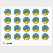 Honeybee Stickers (Blatt)