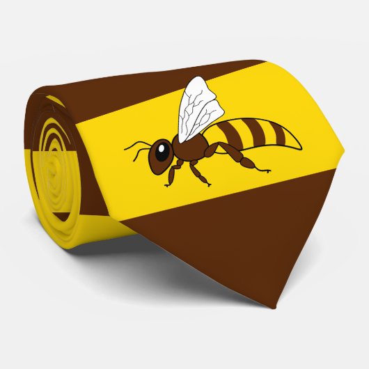Honeybee Stripes Krawatte (Gerollt)