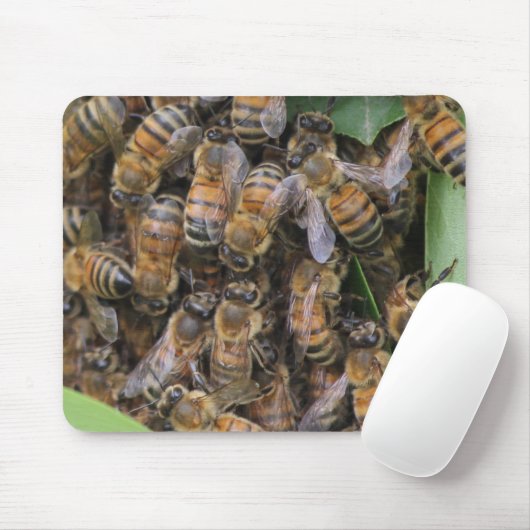 Honeybee Swarm Mousepad (Mit Mouse)