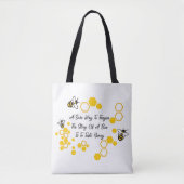 Honeybee Tote Bag Tasche (Vorderseite)