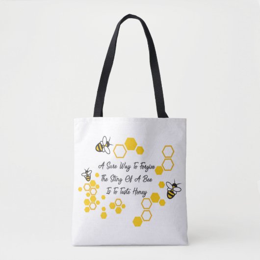 Honeybee Tote Bag Tasche (Vorderseite)