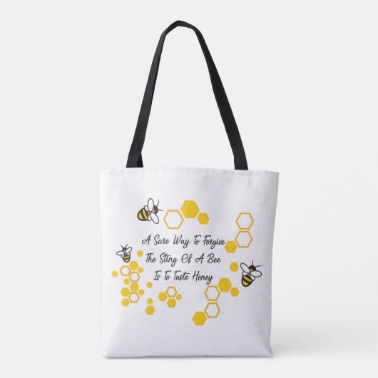 Honeybee Tote Bag Tasche (Rückseite)