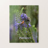 HoneyBee und Hummeln Fotografische Blüte Puzzle (Vertikal)