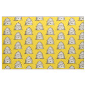 Honeybee Vintag Skep Beehive Yellow Stoff (Fat Quarter (45,7 x 55,9 cm))