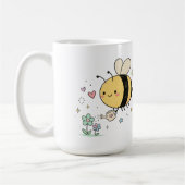  Honeybee Watering Wildflowers Pollinator Garden  Kaffeetasse (Links)