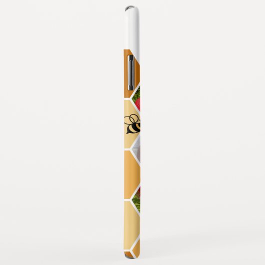 Honeycomb 7 Foto Collage Bee Happy Case-Mate iPhone Hülle (Hinten/Rechts)