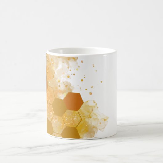 Honeycomb Alcohol Ink Kaffeetasse (Mittel)