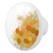 Honeycomb Alcohol Ink Keramikknauf (Rechts)