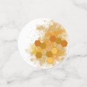 Honeycomb Alcohol Ink Konfetti (Klein Vorderseite)