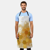 Honeycomb Alcohol Ink Schürze (Getragen)
