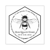 Honeycomb Apiary Skincare Tattoo Bee Gummistempel (Prägung)