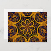 Honeycomb Artistic Postcard Postkarte (Vorne/Hinten)