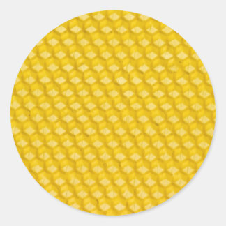 Honeycomb Background Gifts Runder Aufkleber