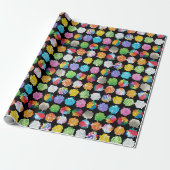 Honeycomb Beachballs Geschenkpapier (Ungerollt)