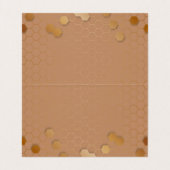 Honeycomb Bee Apiary Visitenkarten (Innenseite Aufgefaltet)