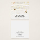 Honeycomb Bee Earring Display (Vorne & Hinten)