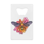 Honeycomb Bee Geldbeutel Flaschenöffner (Rückseite)
