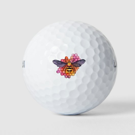 Honeycomb Bee Golfball (Vorderseite)