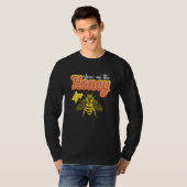 Honeycomb Bee Hive Beekeeper T-Shirt (Vorne ganz)