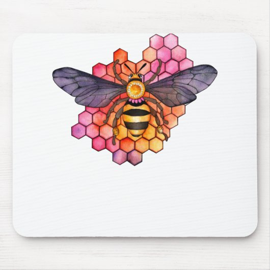 Honeycomb Bee Mousepad (Vorne)