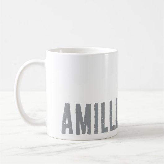 Honeycomb Bee Name Typografie Design Kaffeetasse (Links)