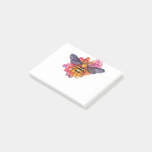 Honeycomb Bee Post-it Klebezettel (angewinkelt)