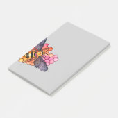 Honeycomb Bee Post-it Klebezettel (angewinkelt)