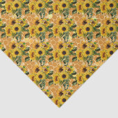 Honeycomb Bee Sonnenblumenmuster Seidenpapier (Ausschnitt)