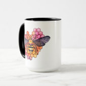 Honeycomb Bee Tasse (Vorderseite Links)