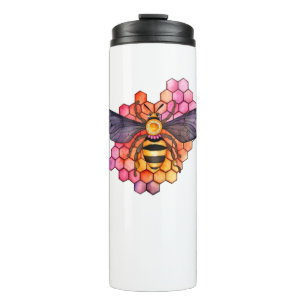 Honeycomb Bee Thermosbecher