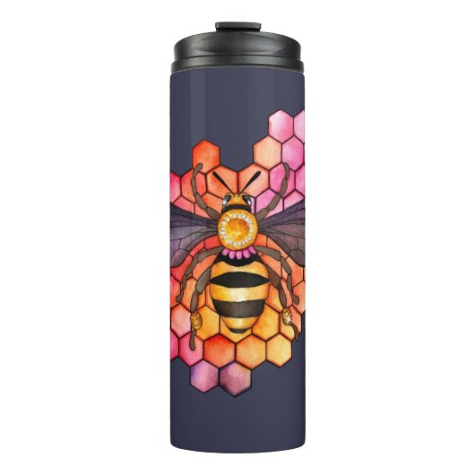 Honeycomb Bee Thermosbecher (Vorderseite)