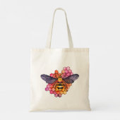 Honeycomb Bee Tragetasche (Rückseite)